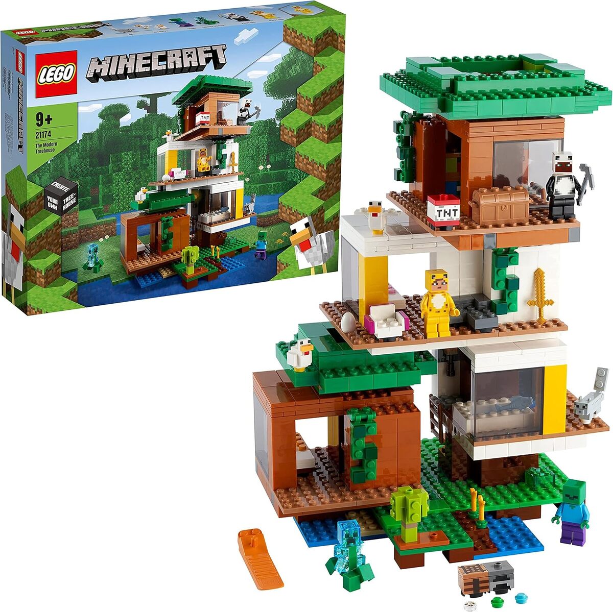 Test : lEGO Minecraft 21174, la cabane moderne