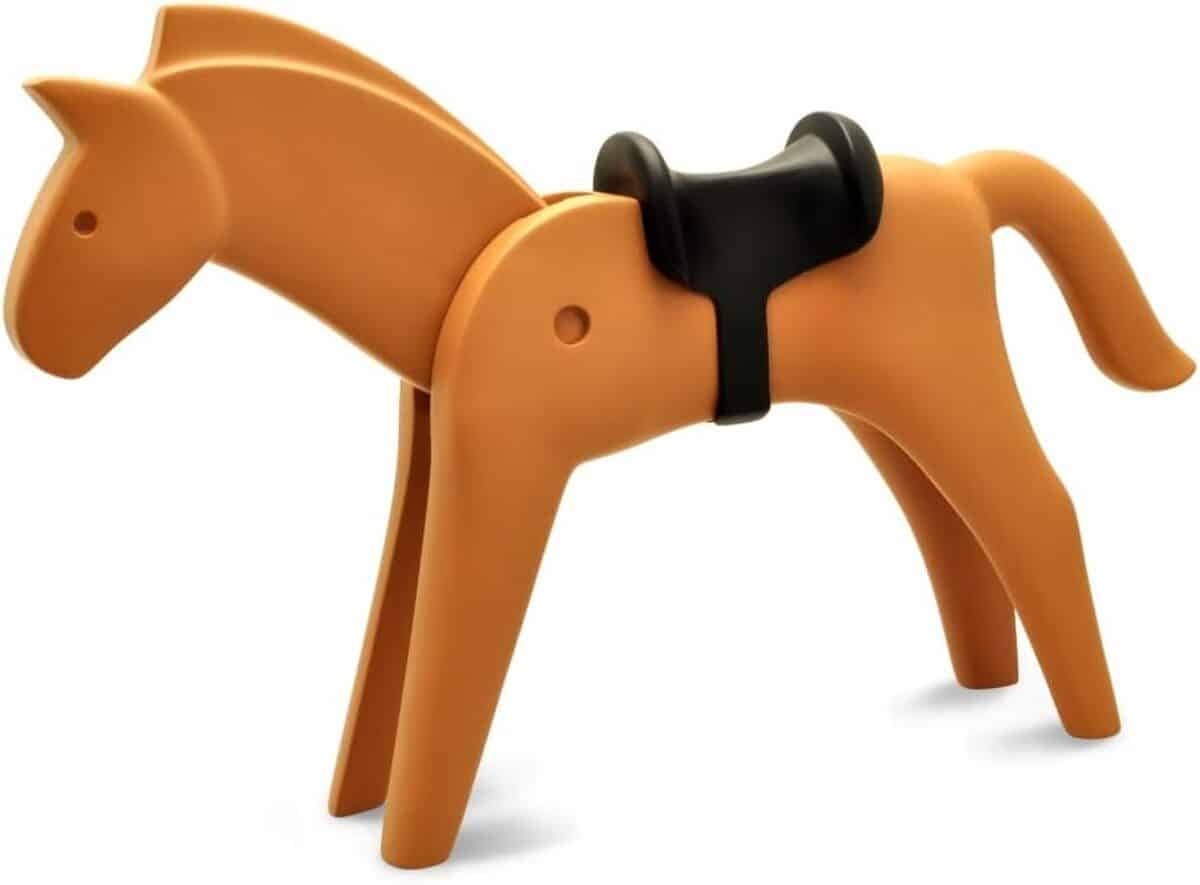 Test : plastoy playmobil cheval vintage multicolore