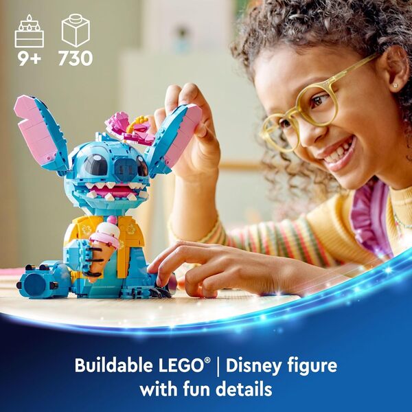 Lego Disney Stitch 43249 Kit de Construction pour Filles et garçons