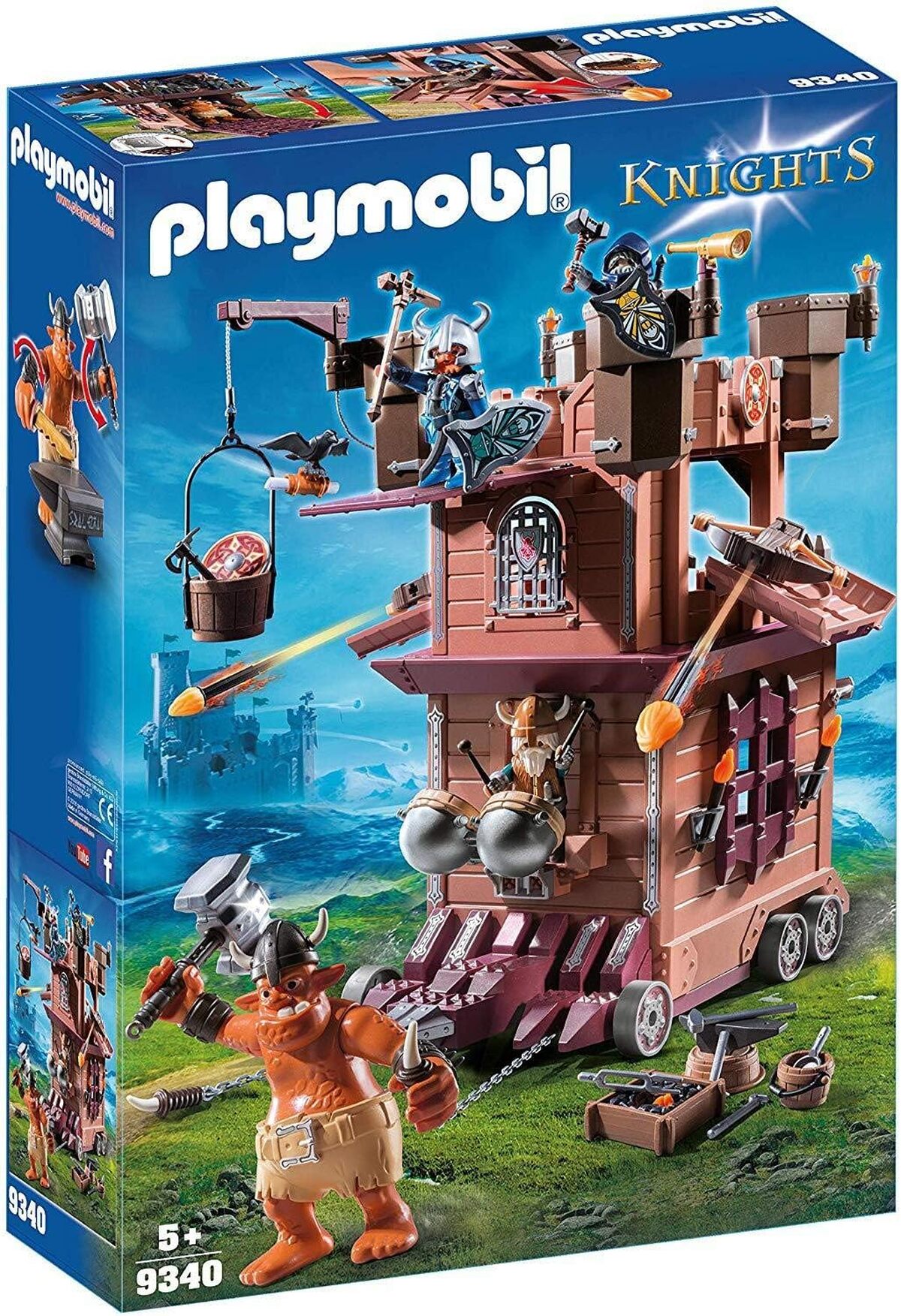 Test de la tour mobile Playmobil 9340 des nains