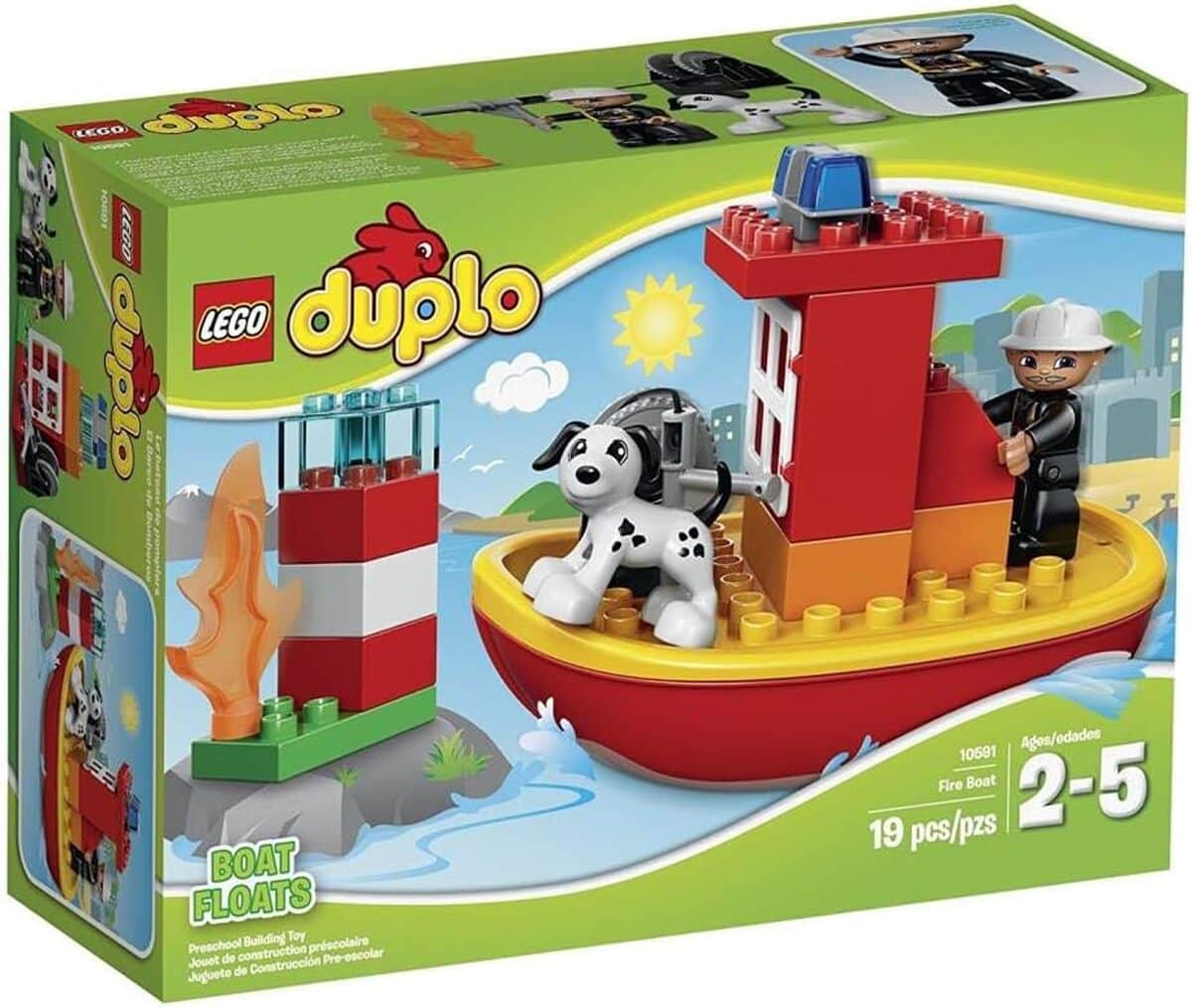 Test du bateau des pompiers Lego Duplo 10591