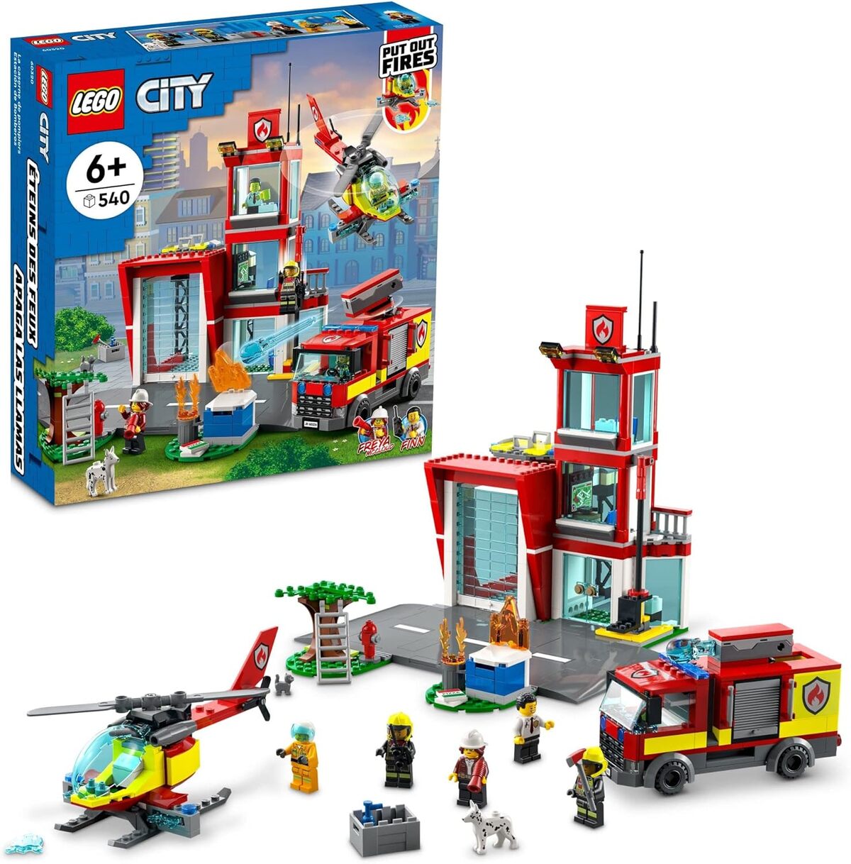 Test du kit LEGO city 60320 : la caserne des pompiers en 540 pièces
