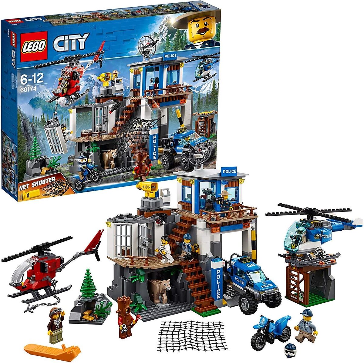 Test du LEGO City : poste de police de montagne 60174