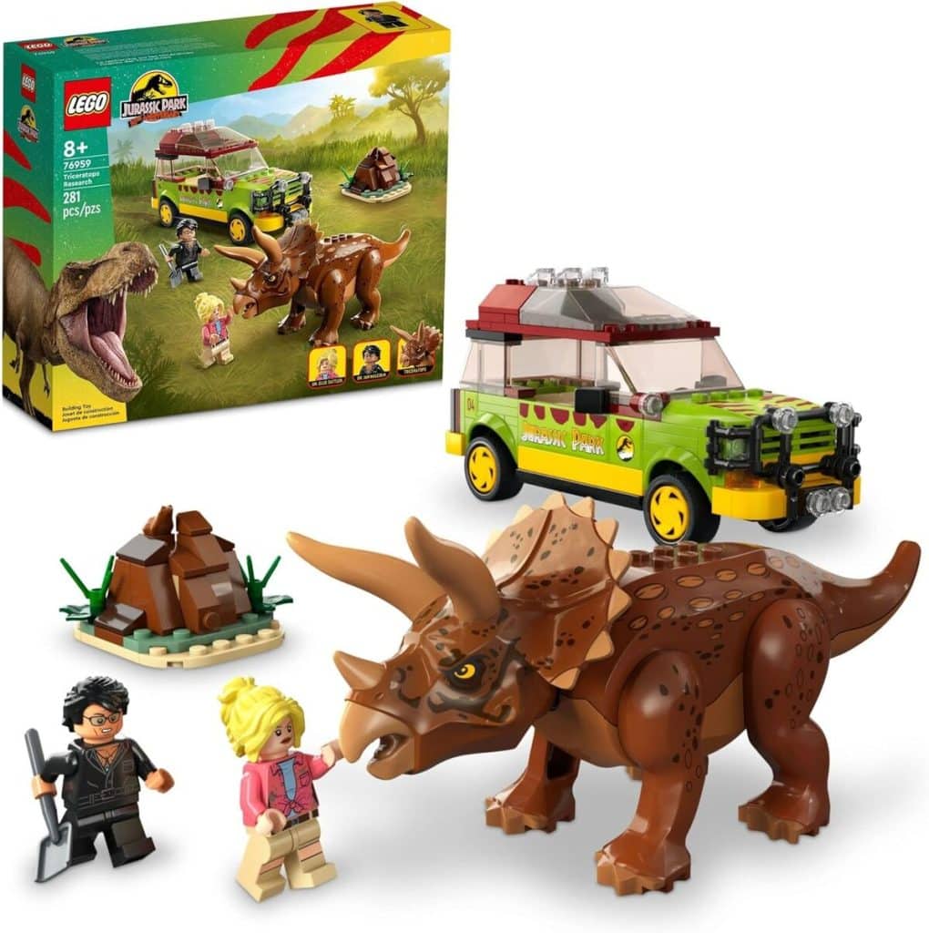Test du Lego Jurassic World 76959 : à la recherche du Triceratops !