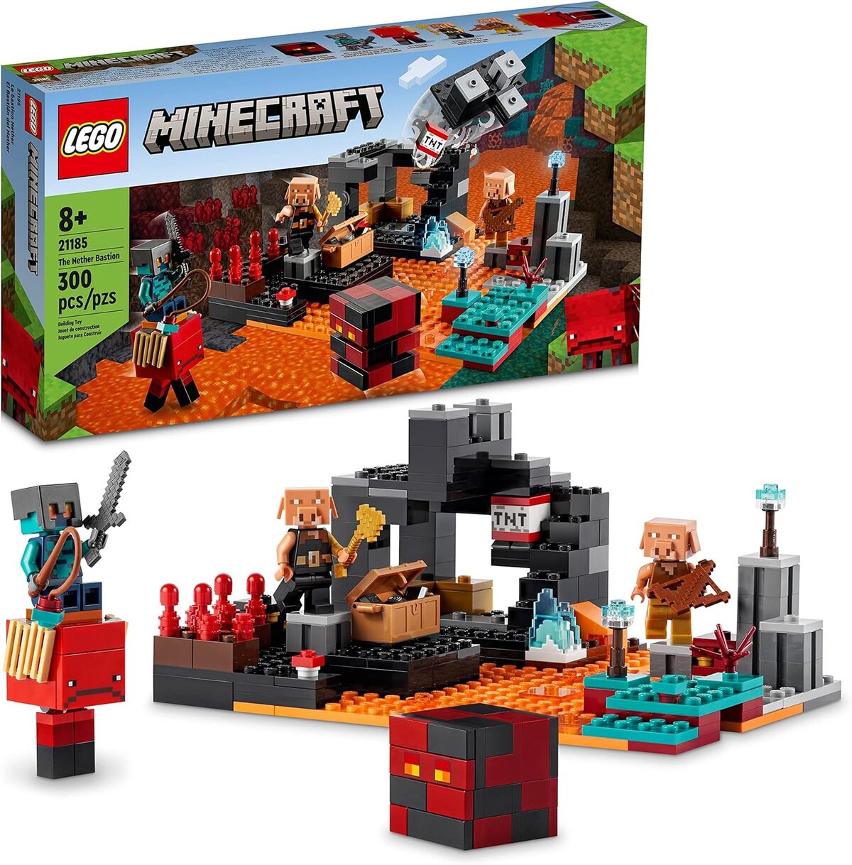 Test du set LEGO Minecraft Nether Bastion 21185 : aventure épique pour les 8 ans+
