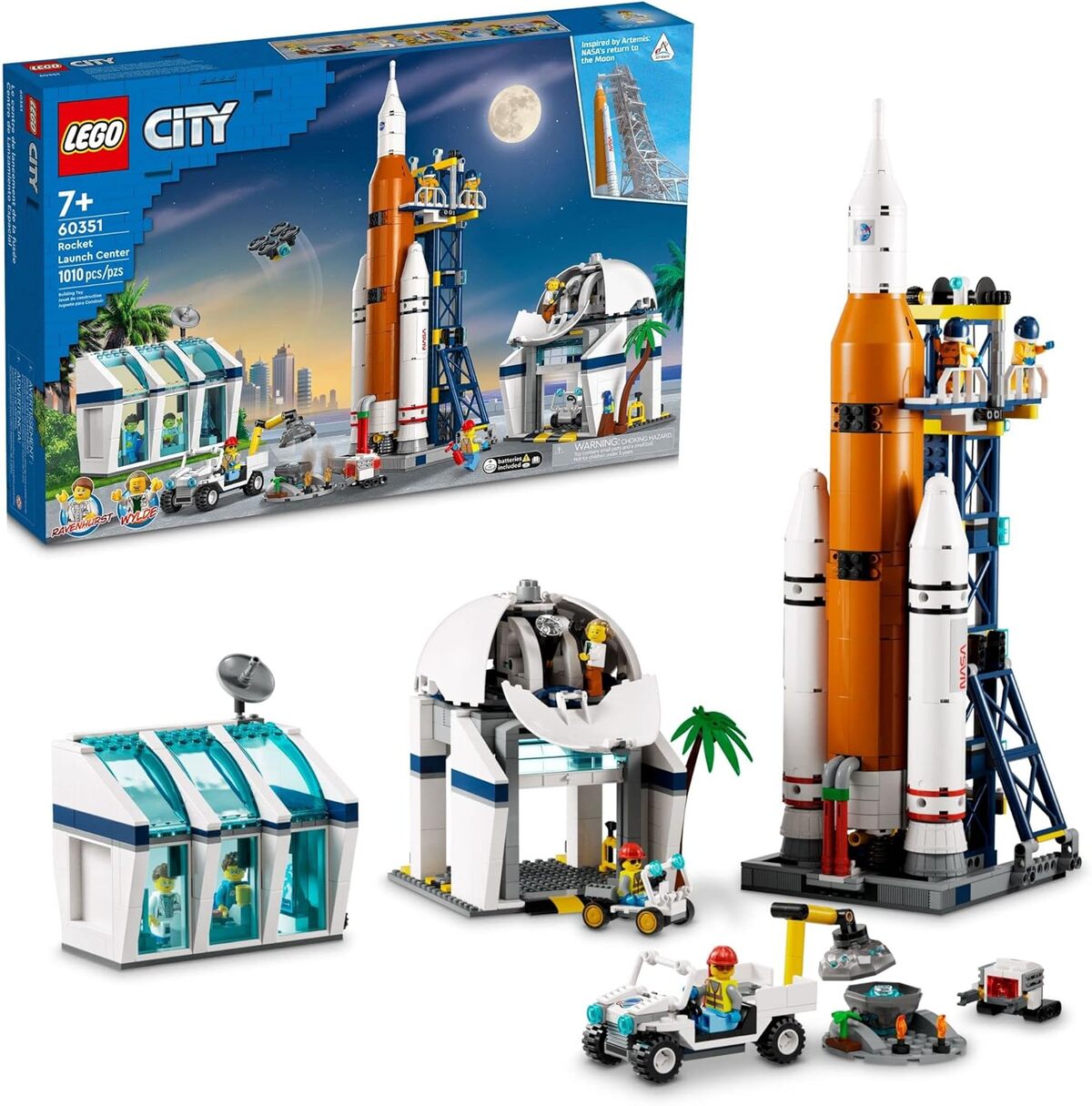 Test : kit de construction LEGO city lancement de fusée 60351 pour enfant