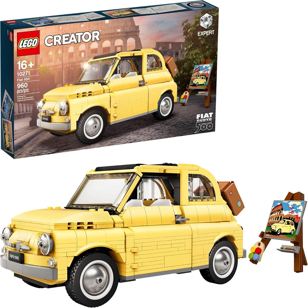 Test : la fiat 500 lego creator expert 10271, un défi de construction à 960 pièces