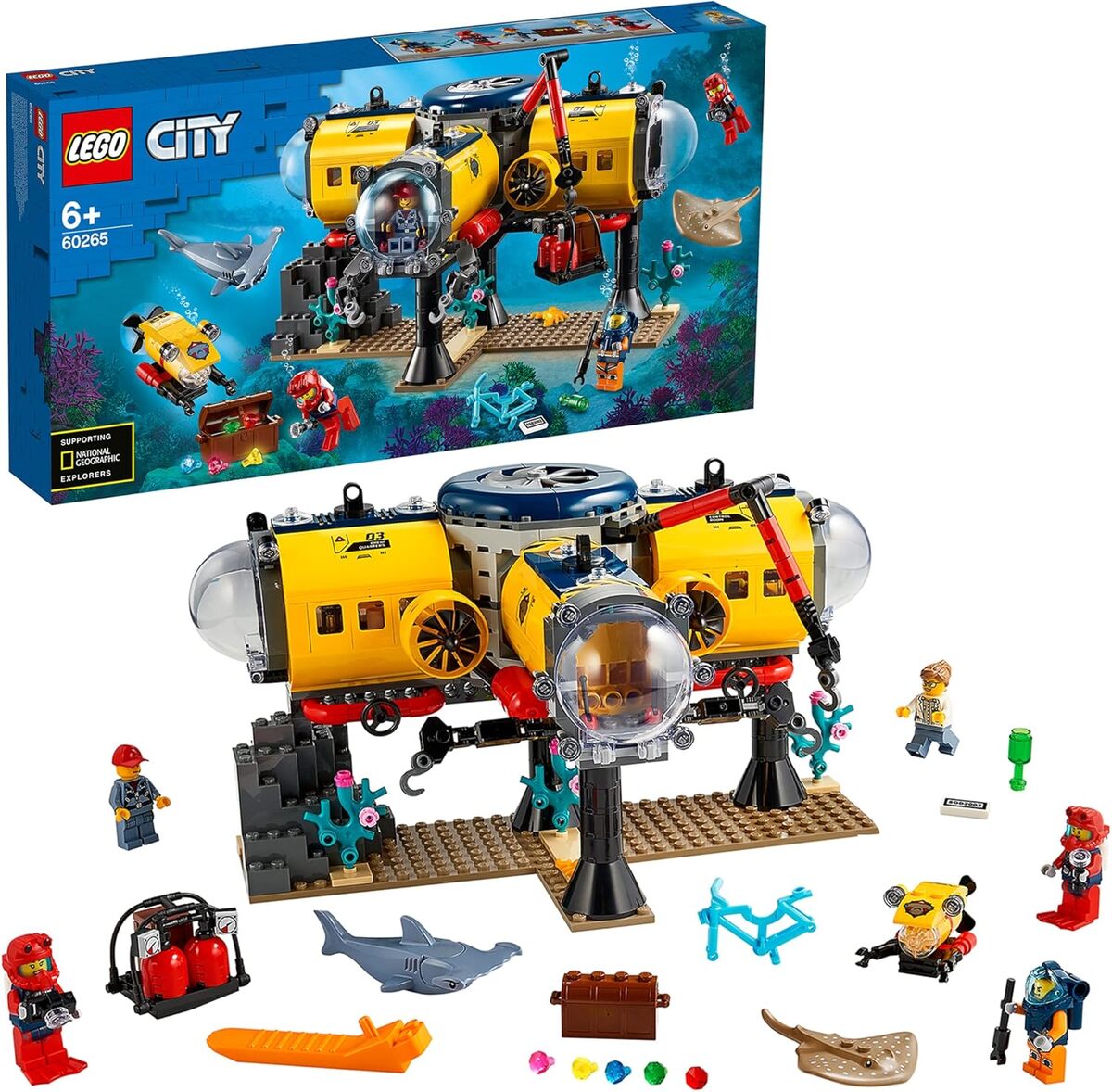 Test : lego 60265 city, base d'exploration océanique pour enfants