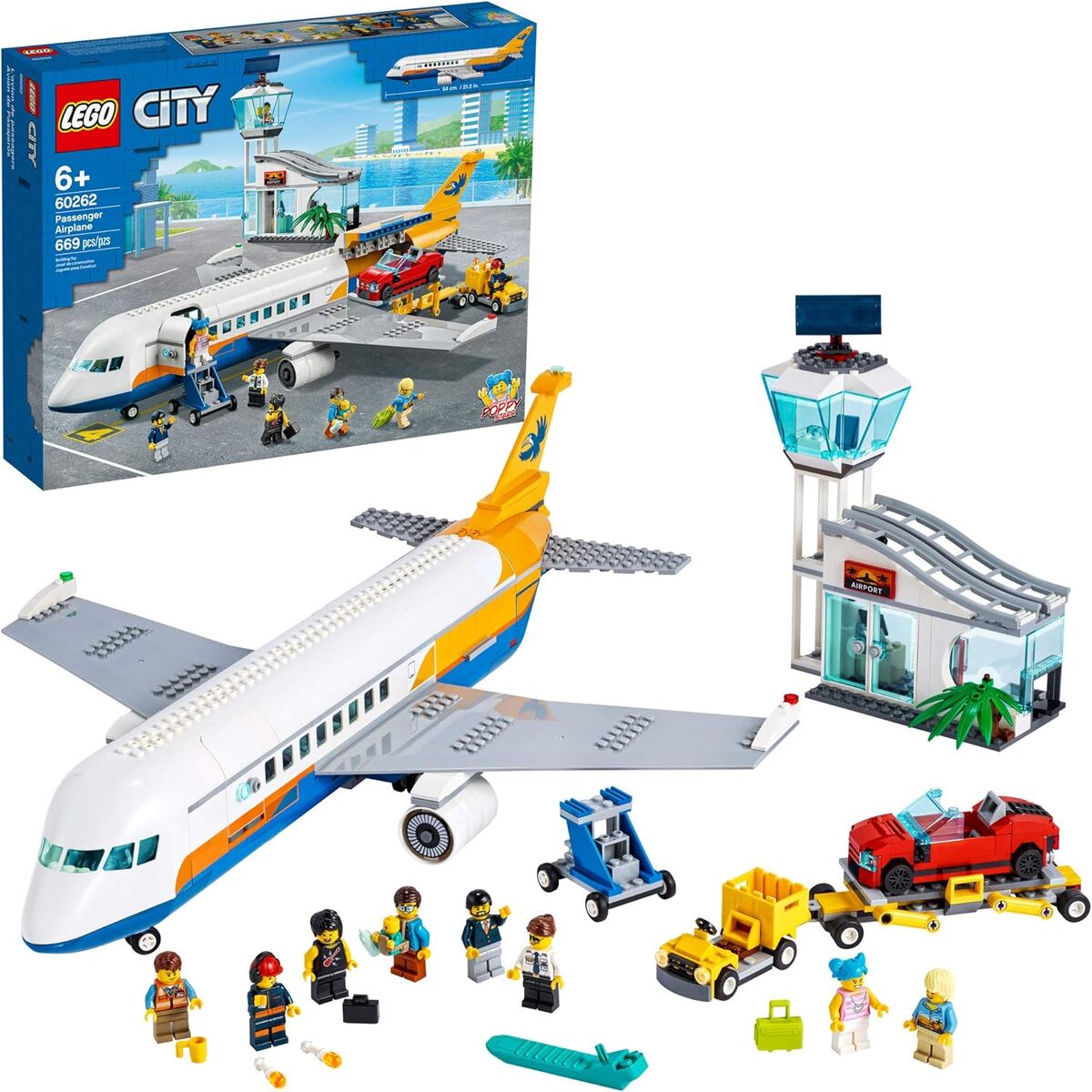 Test : lego City avion passager 60262, voyage spectaculaire en 669 pièces