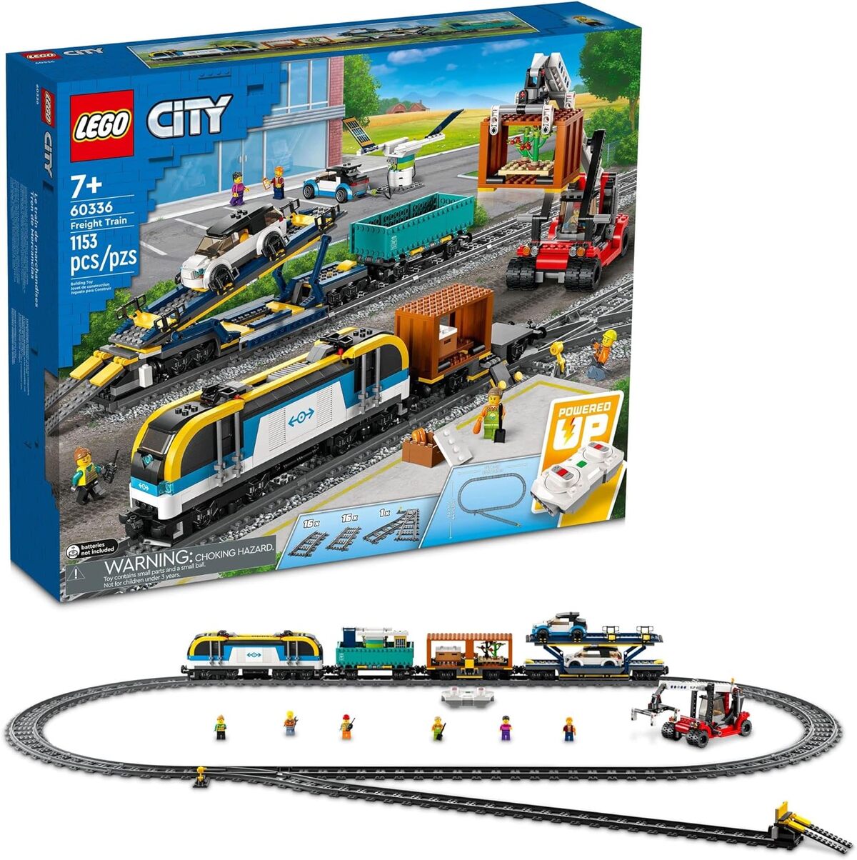 Test : lego city train de fret télécommandé 60336 pour les petits conducteurs