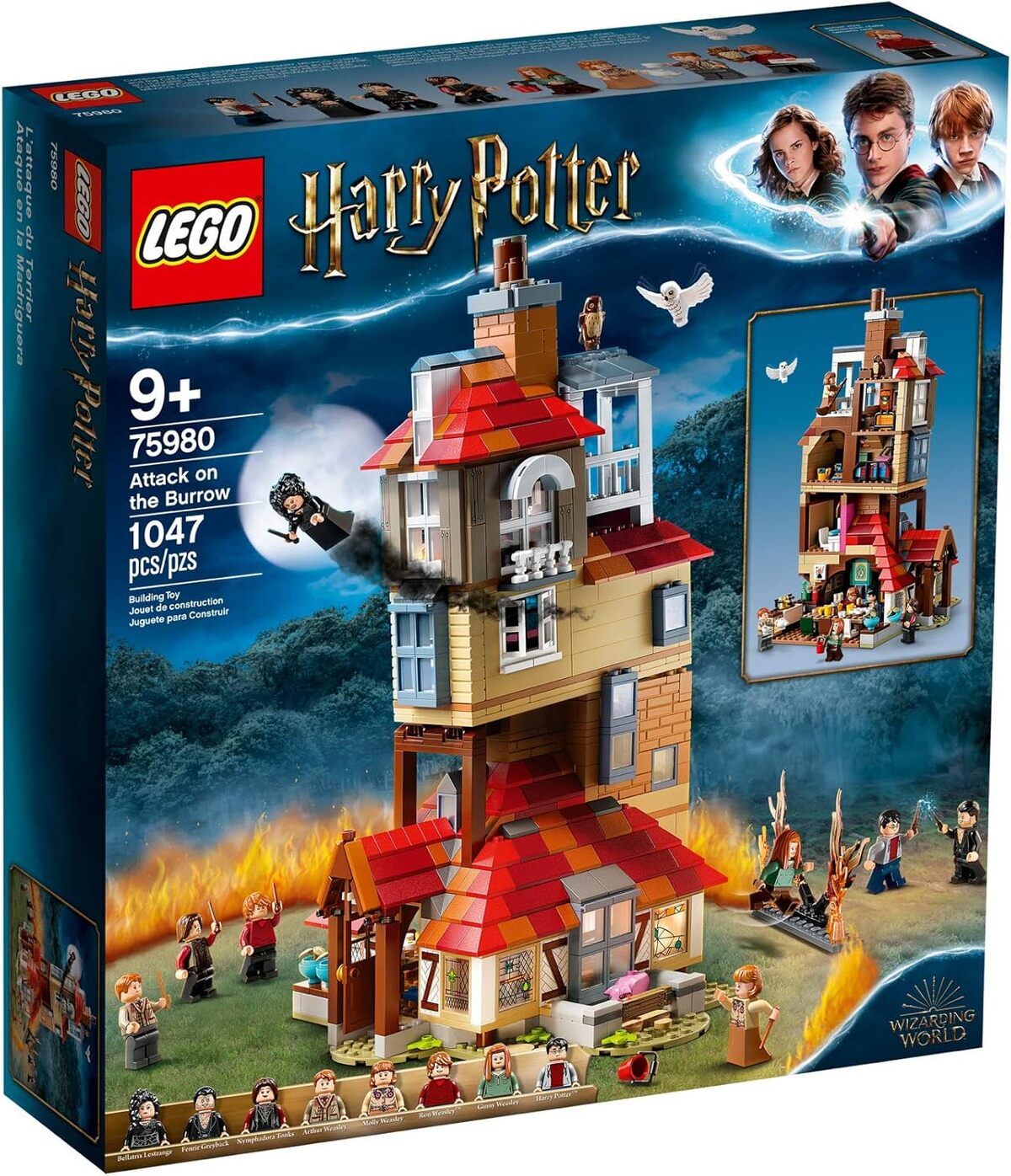 Test : lego Harry Potter 75980 attaque sur le terrier 16+