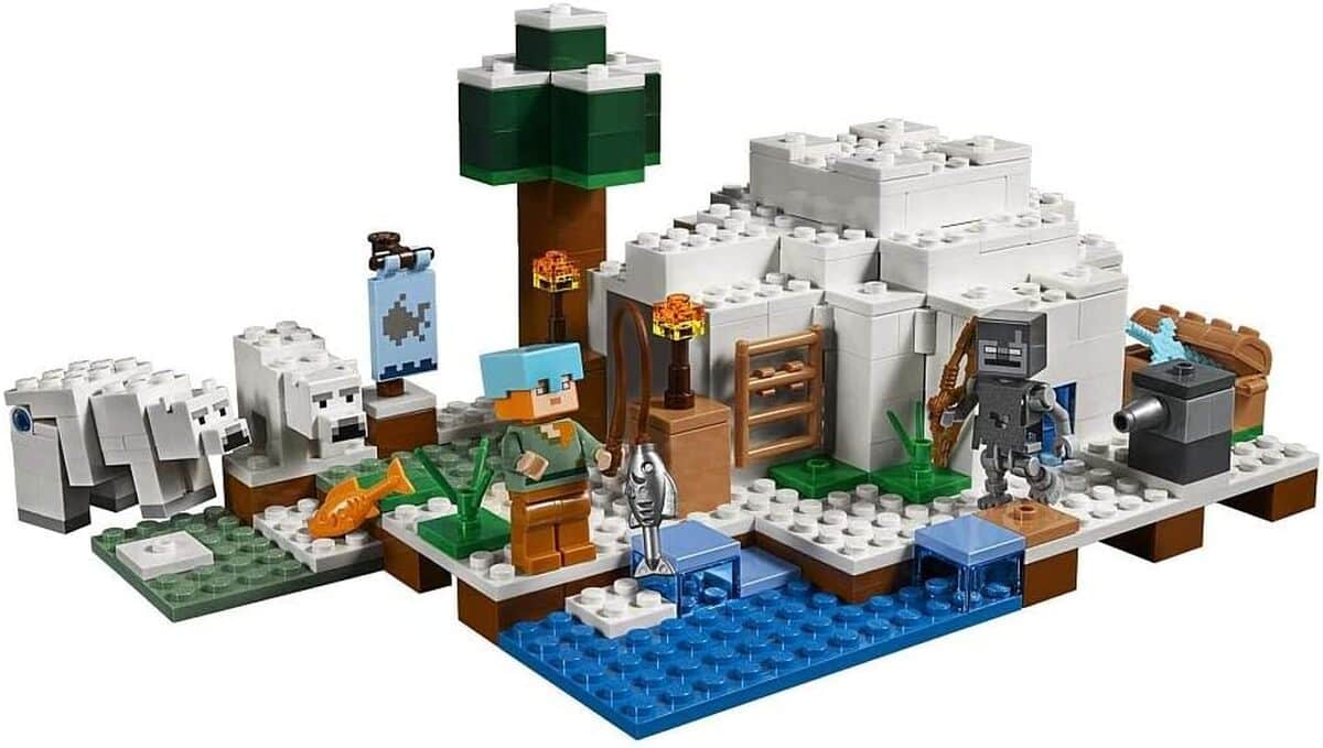 Test : lEGO Minecraft igloo polaire 21142 (278 pièces)