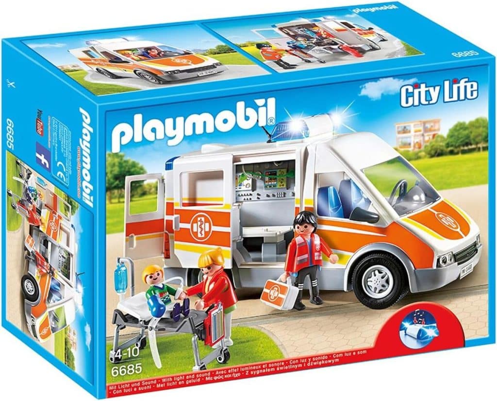 Test : playmobil 6685 city life ambulance avec lumières et son