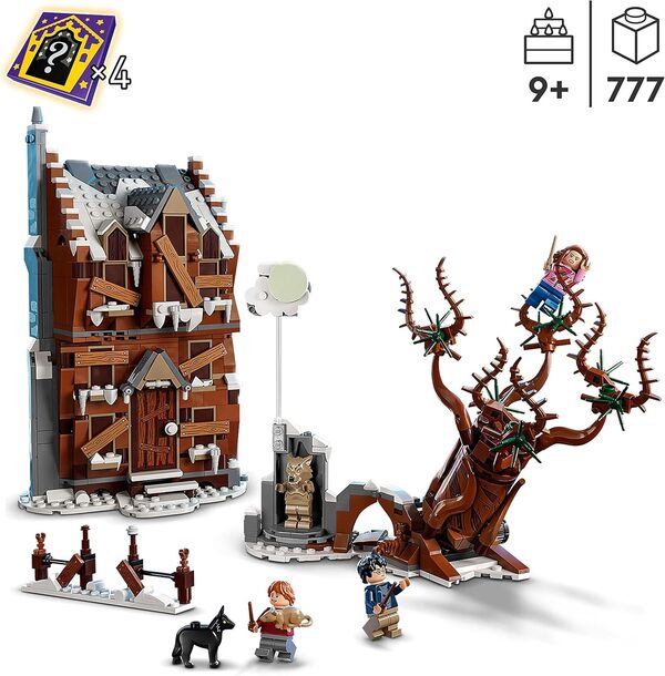 LEGO 76407 Harry Potter La Cabane Hurlante Et Le Saule Cogneur, Jouet sur Prisonnier D'Azkaban, Set pour Enfants De 9 Ans, Idée Cadeau Anniversaire