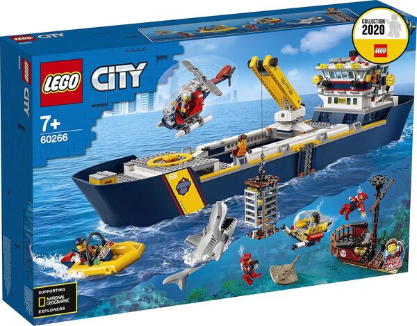 LEGO 60266 City Oceans Le Bateau d’Exploration océanique
