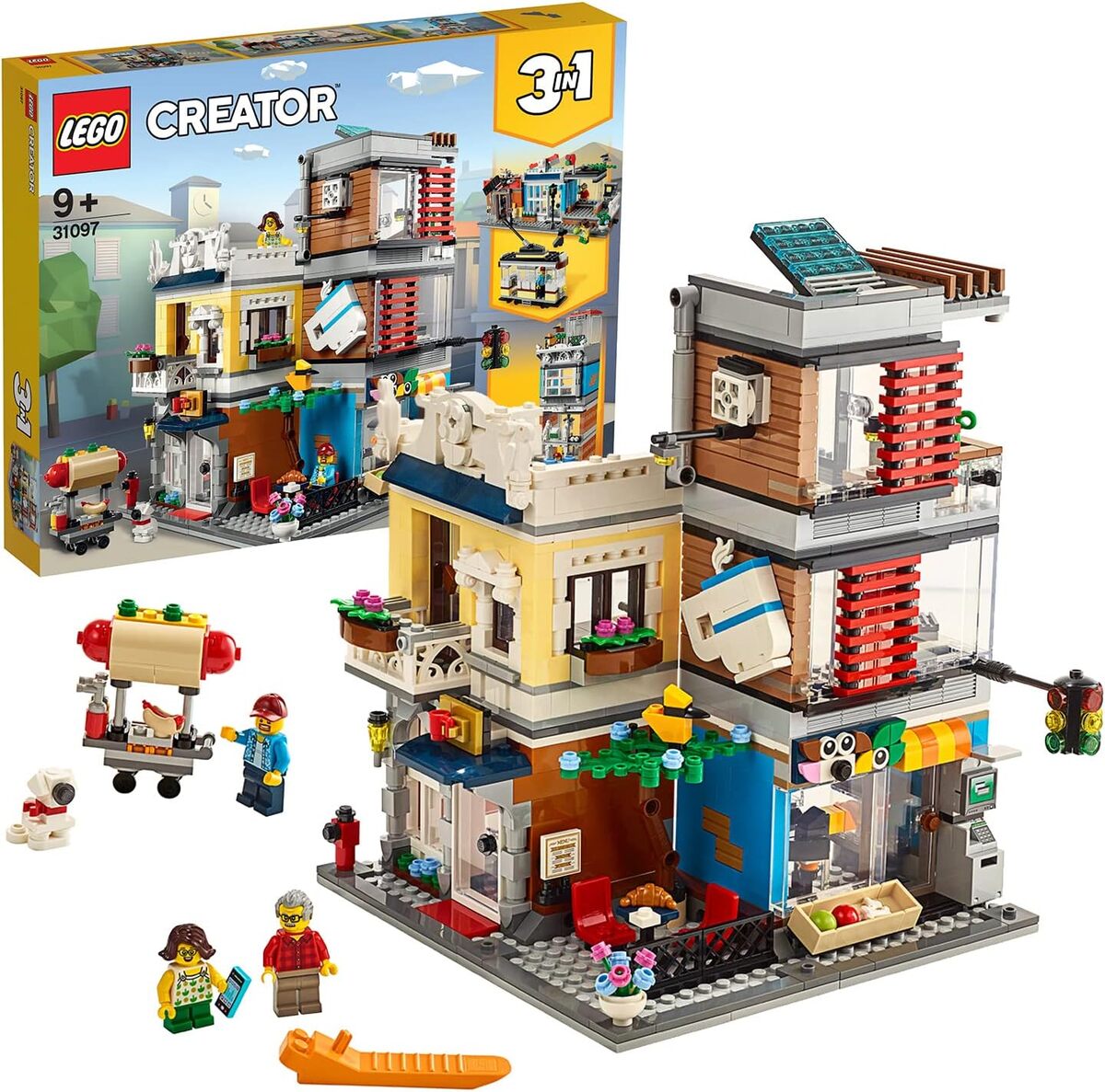 Test de la LEGO 31097 Creator : l'animalerie et le café