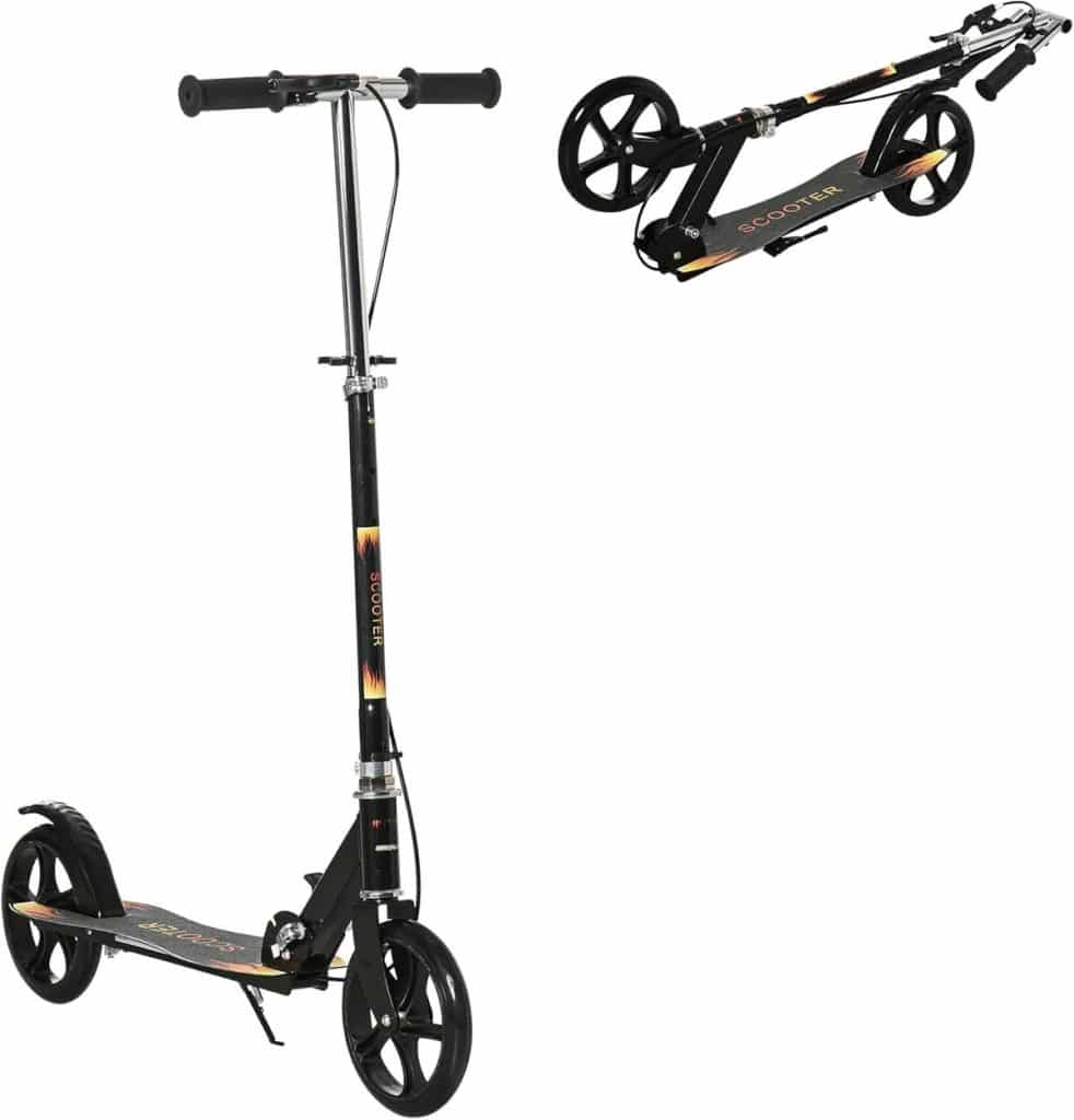 Test de la trottinette pliable à double frein HOMCOM pour enfants