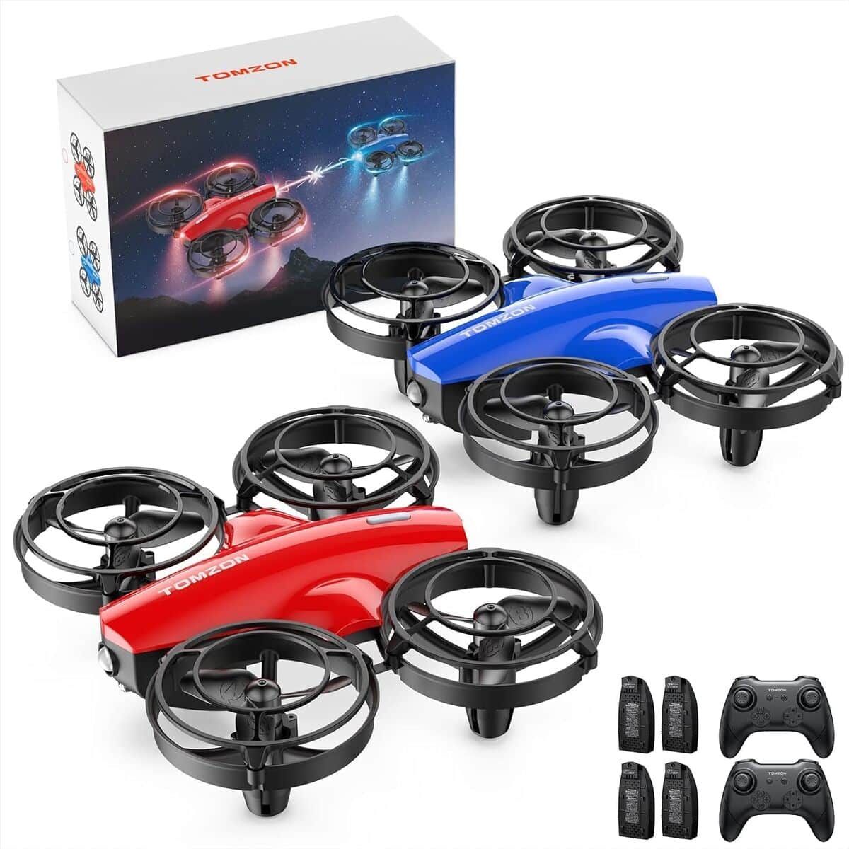 Test du double pack de mini drones A24 TOMZON : mode combat et flips 3D pour enfants