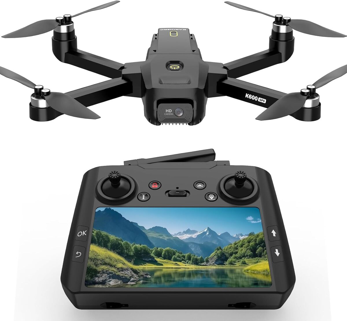 Test du drone GPS 4K avec écran LCD et longue portée