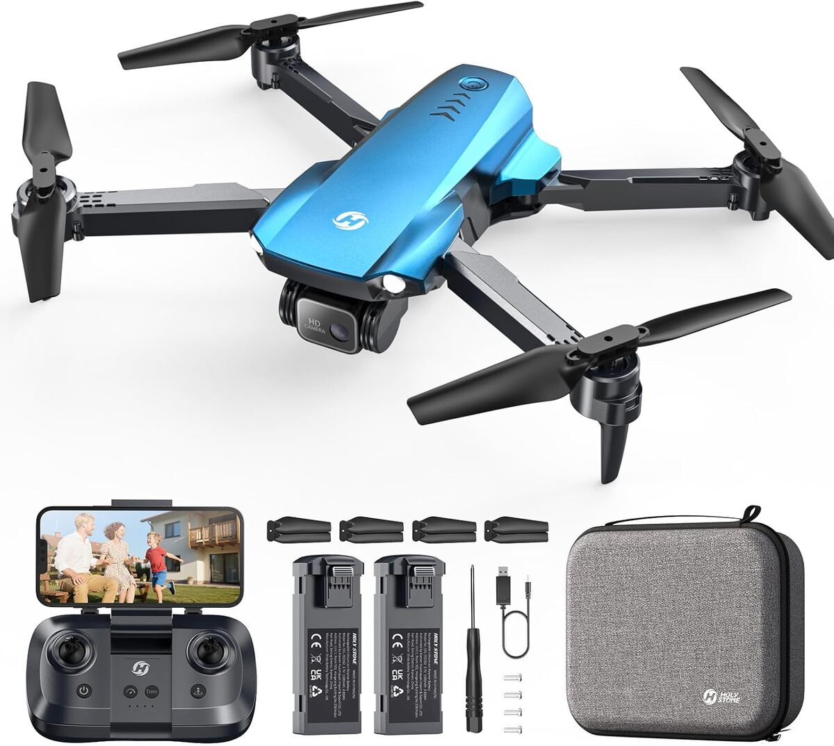 Test du drone pliable Holy Stone HS290 : caméra FPV HD 1080P et 3 vitesses