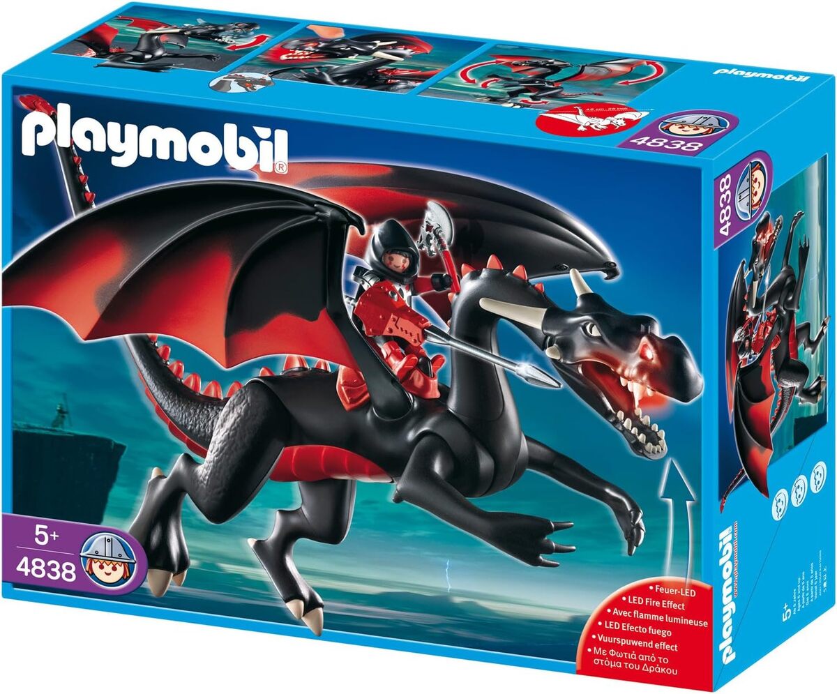 Test du playmobil 4838 : dragon avec flamme luminescente