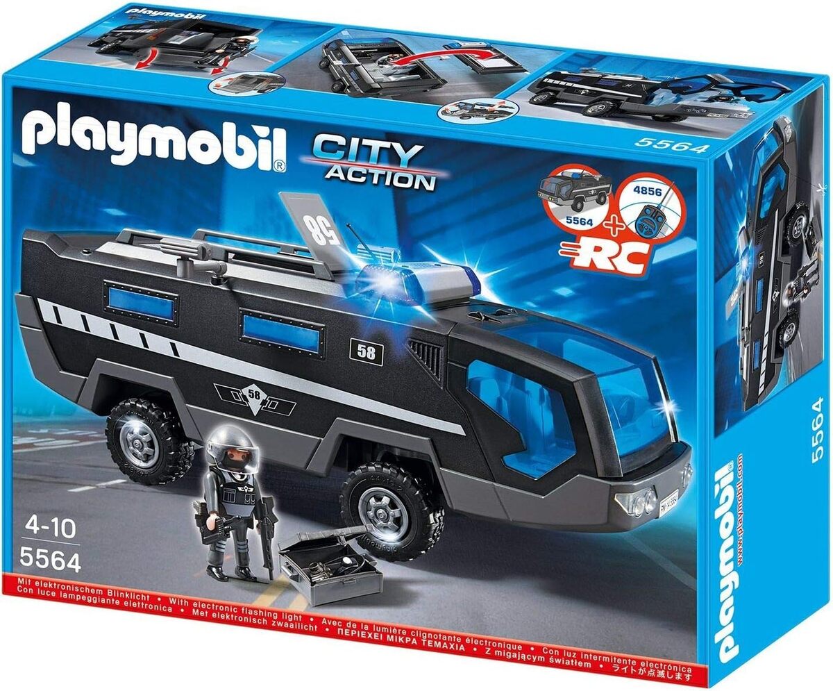 Test du véhicule d'intervention police Playmobil 5564