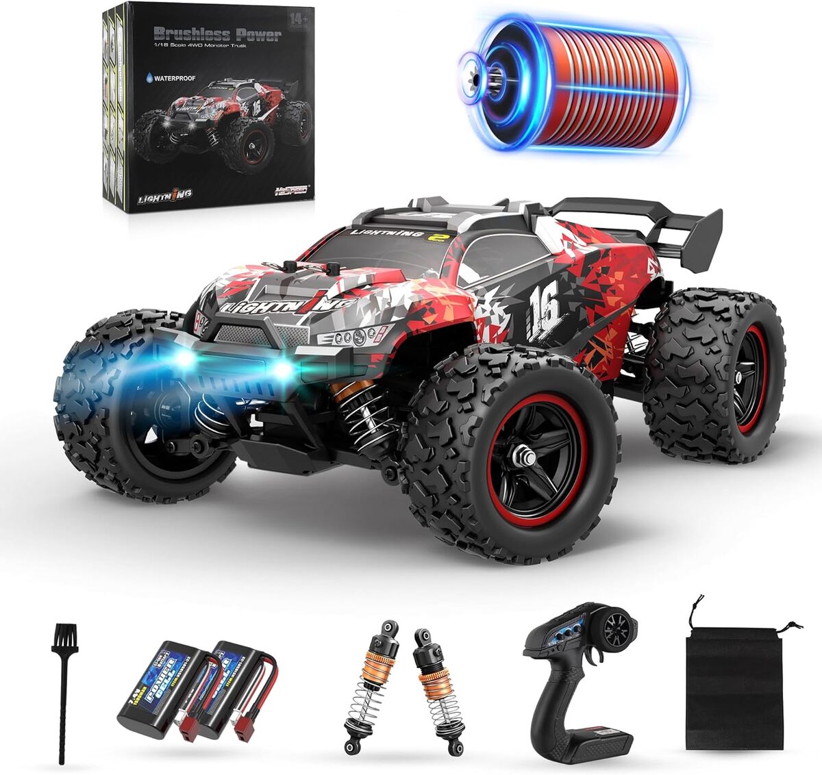 Test Herenear voiture télécommandée : tout-terrain à 60 km/h en 4WD