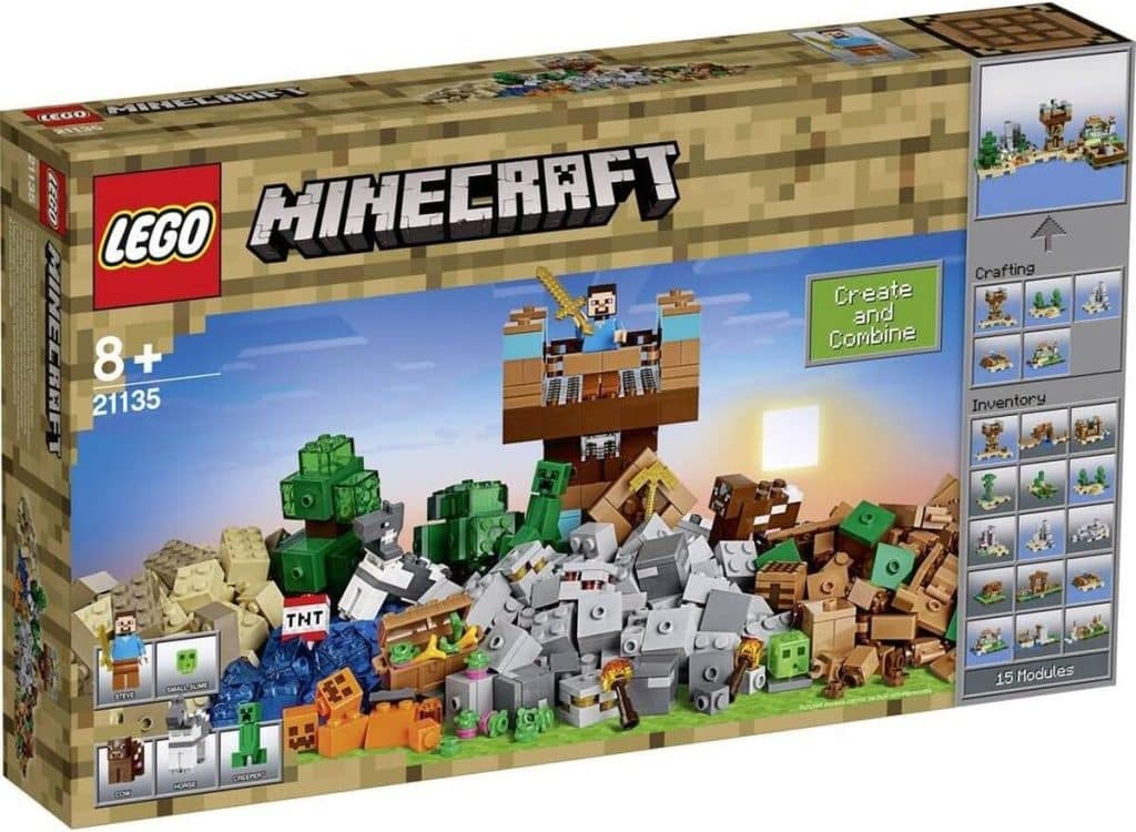 Test : lego 21135 minecraft pour créateurs en herbe