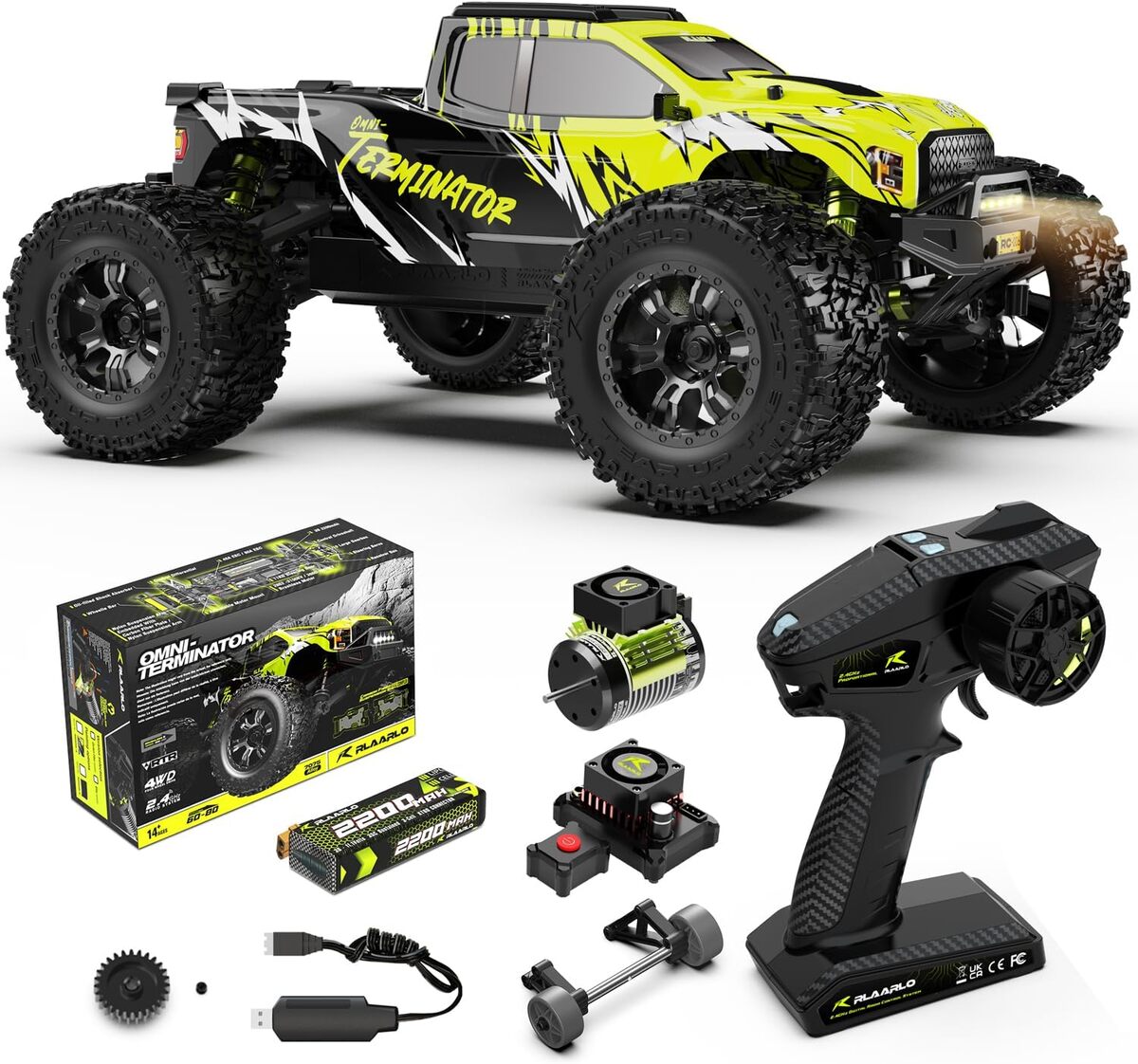 Test : voiture RC Amoril 1/10 RTR tout-terrain 50 MPH
