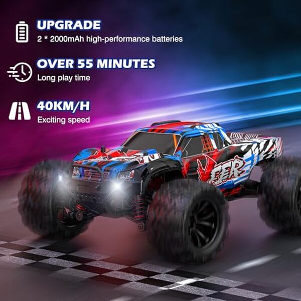 Découvrez l'essai détaillé du monster truck télécommandé EVARY 4x4, capable d'atteindre 40 km/h. Plongée dans les performances et caractéristiques de ce modèle hors du commun.