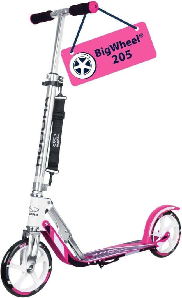 Test de la trottinette Hudora BigWheel 205 : stable et sportive