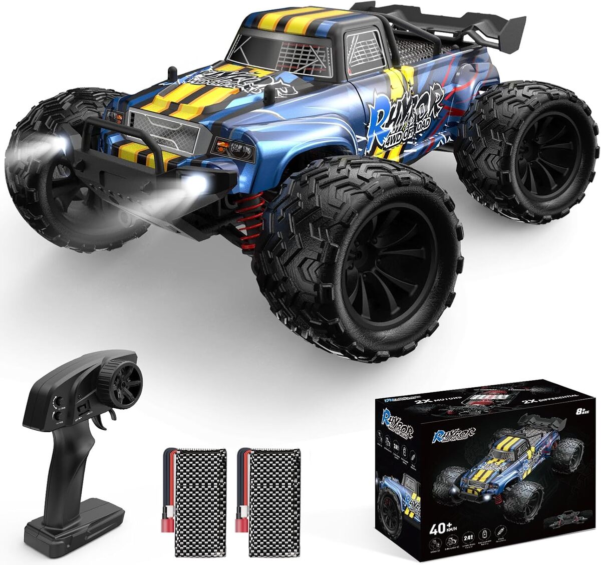 Test de la voiture radiocommandée 4WD Monster Truck 40KM/H