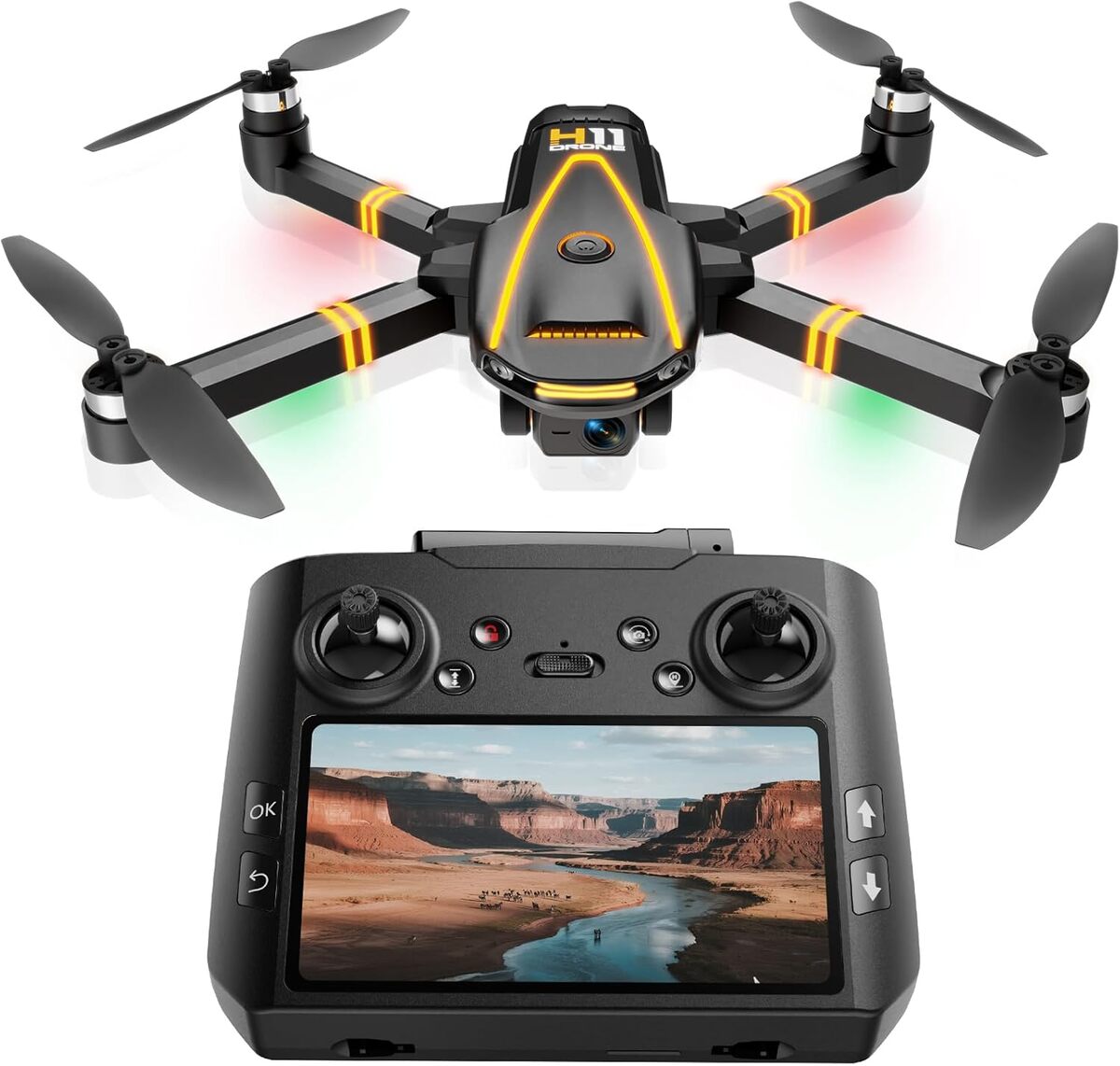 Test du drone H11 GPS : caméra 4K et performance optimale