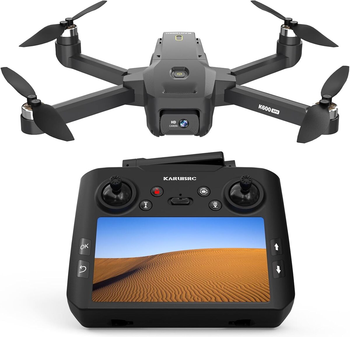 Test du drone professionnel 4K EIS avec écran UHD et valise de transport