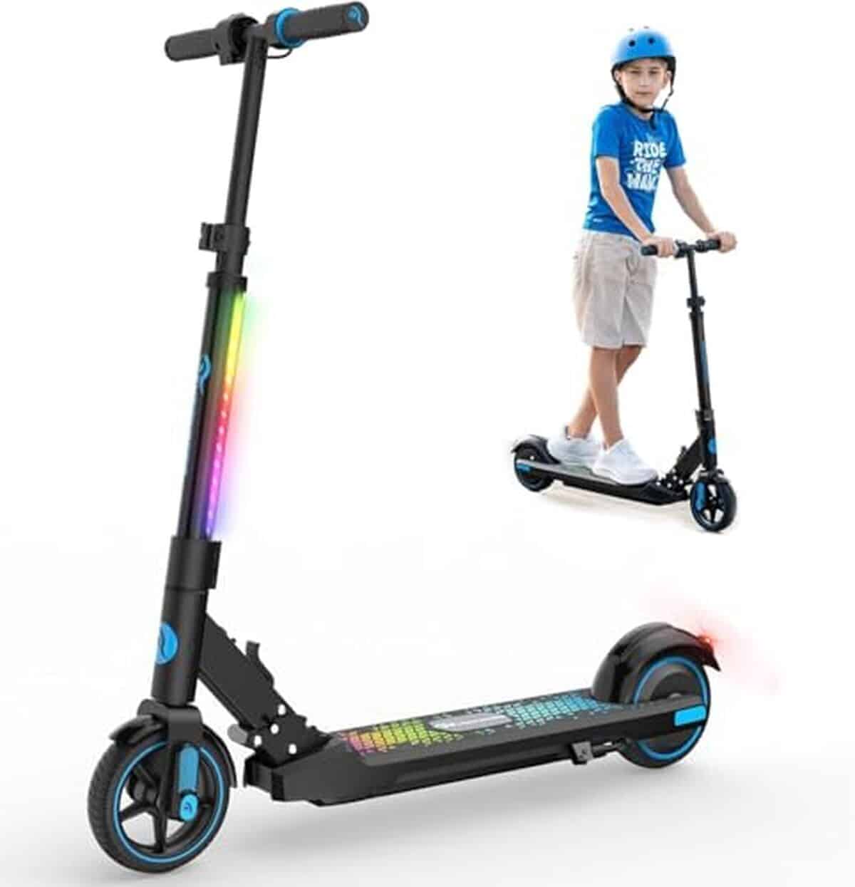 Test : evercross EV06C, trottinette électrique pliable pour enfants