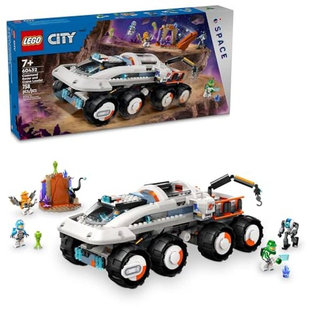 Test : lEGO City Command rover et grue spatiale en détail