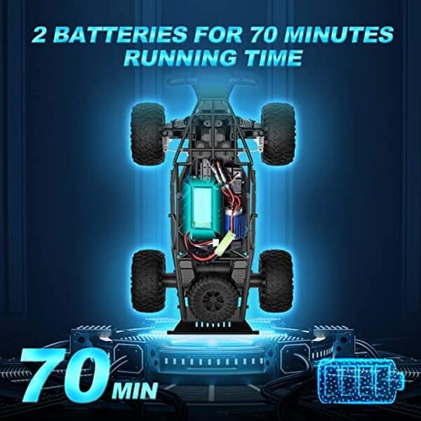 Découvrez notre essai de la voiture télécommandée gafella : plus de 70 minutes de plaisir à une vitesse de 20 km/h. Profitez d'une immersion totale et d'un divertissement assuré  !