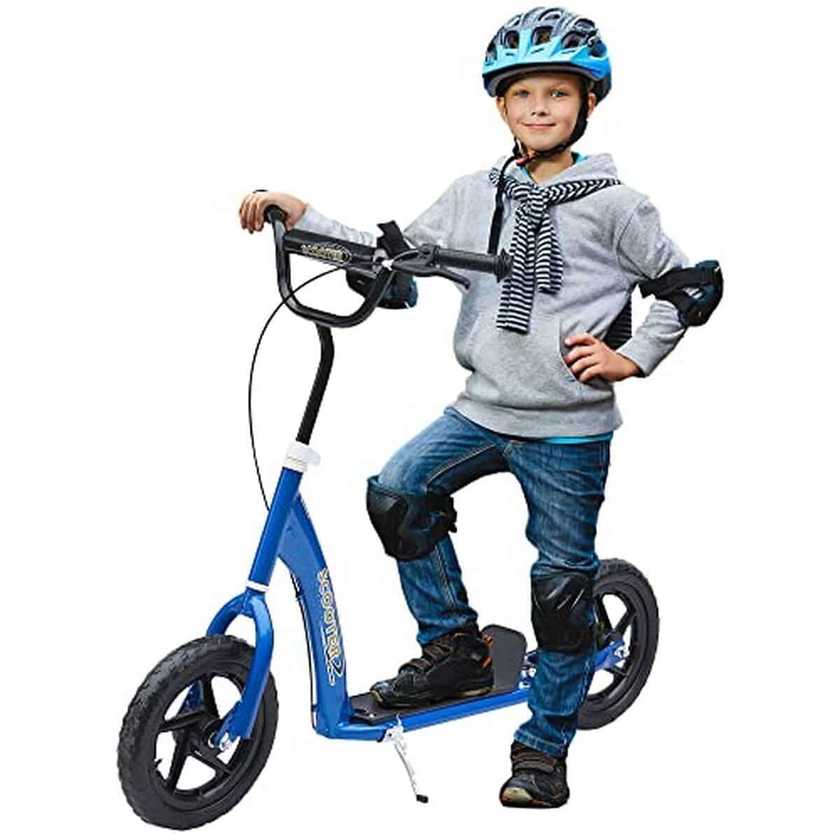 Test de la trottinette enfant HOMCOM : guidon réglable et pneus 30 cm