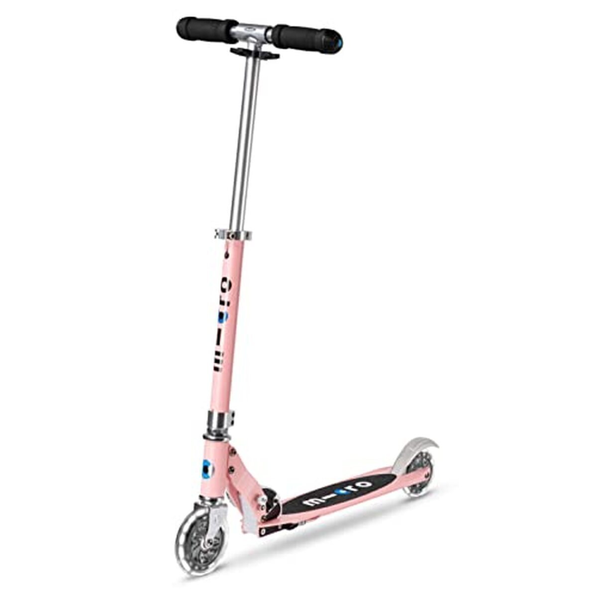 Test de la trottinette enfant LED Sprite neon rose de Micro