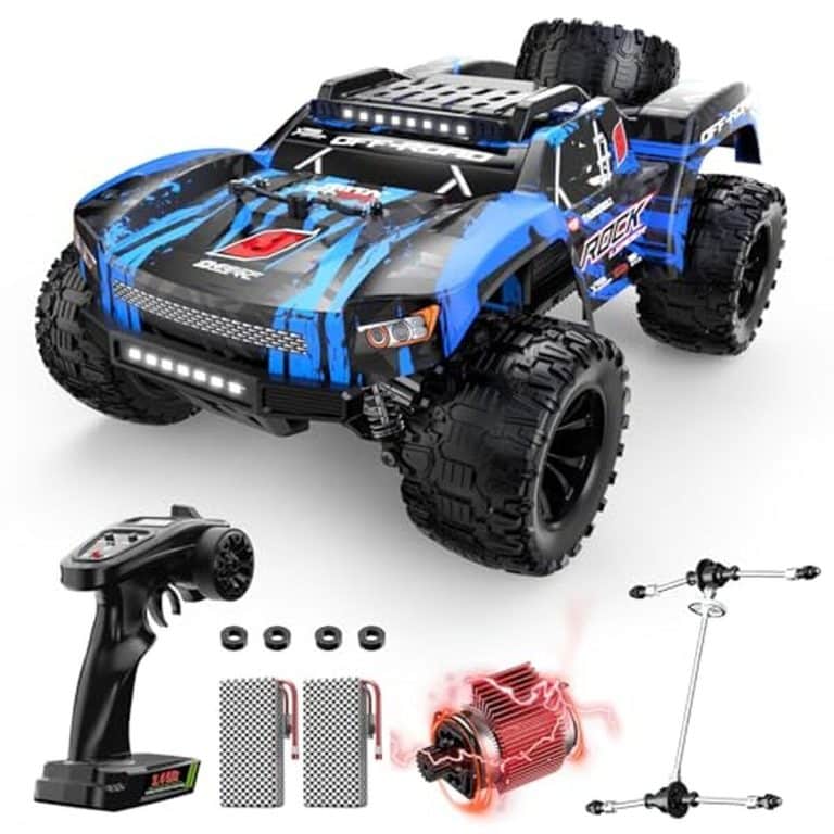 Voiture RC YONCHER YC300 – 1/12 – 45+ Km/h – 4WD Tout-Terrain – Étanche IPX5 – Adulte – Cadeau Noël Anniversaire