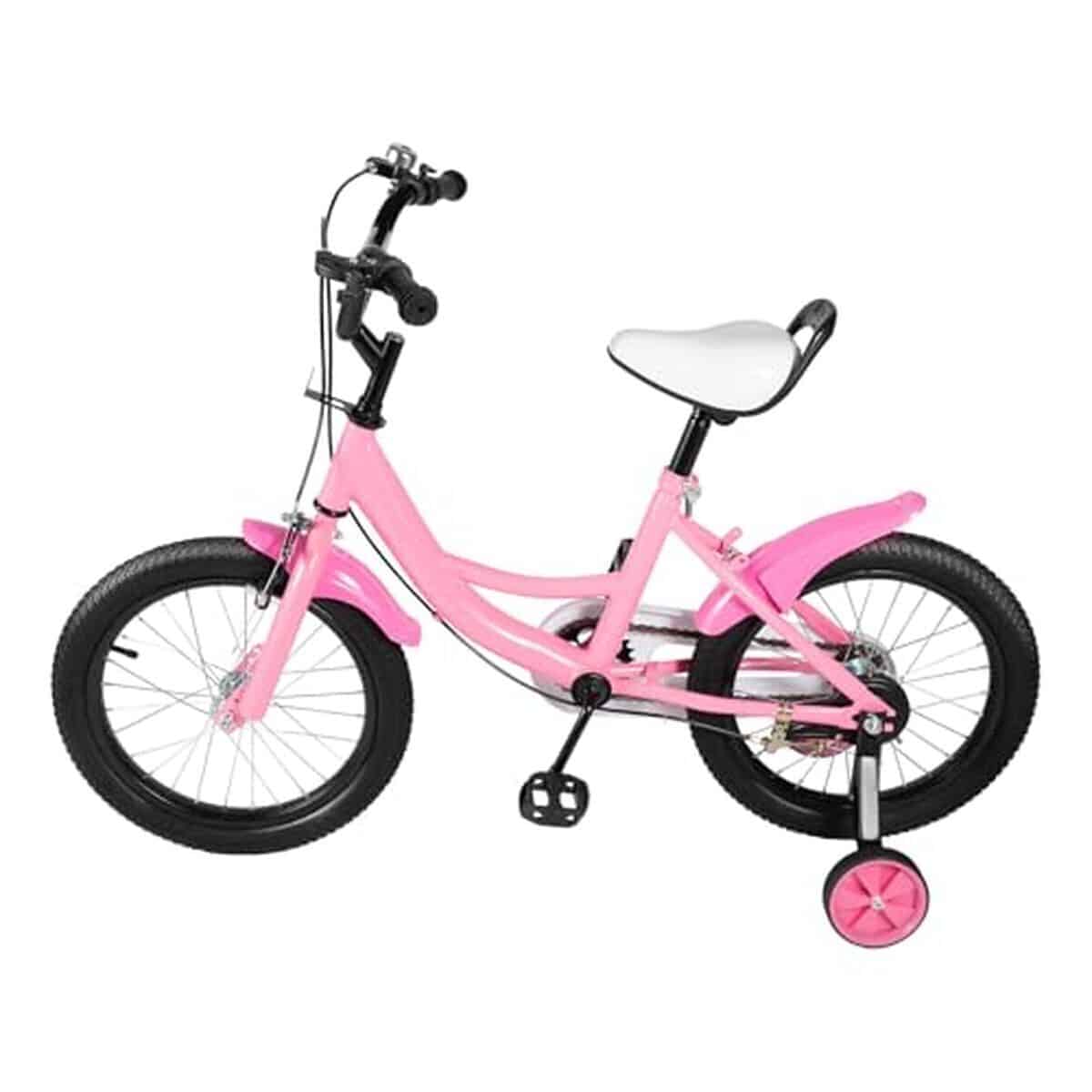 Test du vélo enfant Jolre 16 pouces rose : parfait de 5 à 8 ans